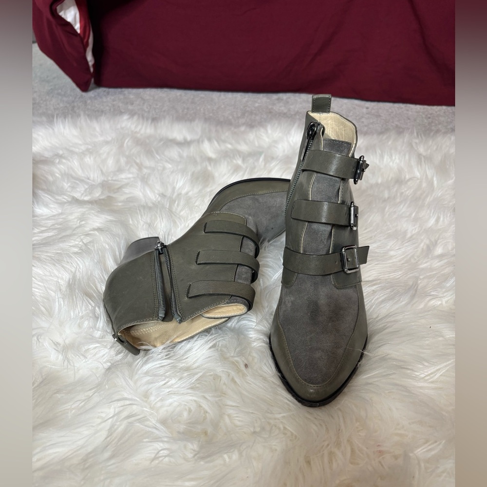 Jimmy Choo Olive Ankle Boots with Buckle Detail